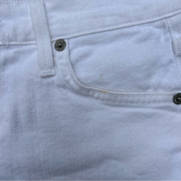 Citizens of Humanity White Denim Cutoff Shorts - Size 24 - Picture 6 of 7